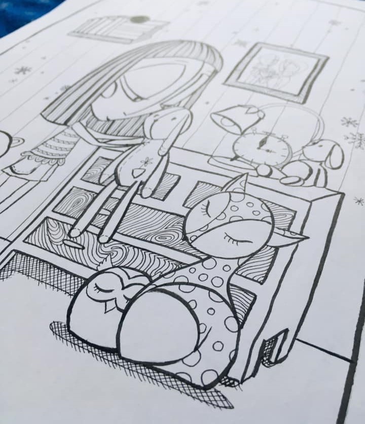 Fotoprintové omaľovánky